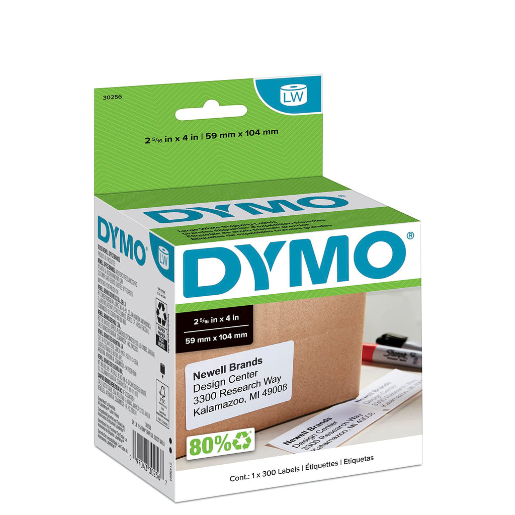 Large Shipping Labels 2-5/16" x 4" 1 Roll of 300 Q757