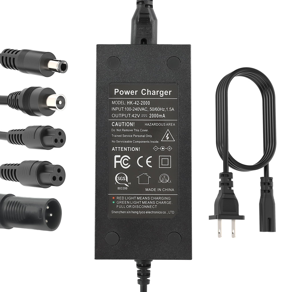 42V 2A Scooter Charger with 5 Types of Connectors X1852