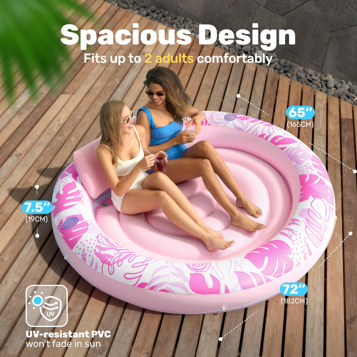 Inflatable Tanning Pool Lounger Float A27773