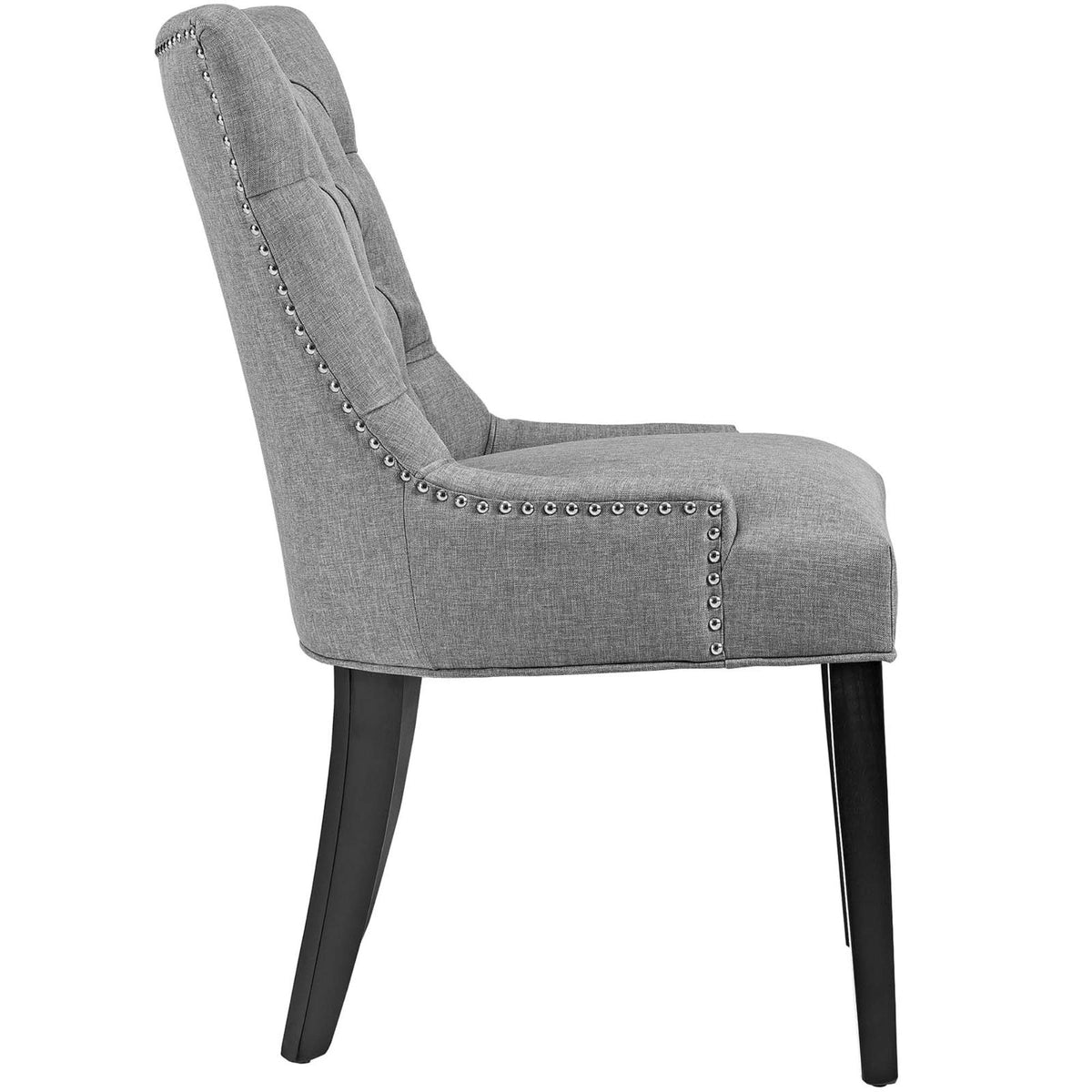 Tufted Upholstered Fabric Parsons Dining Chair with Foam Padding Y8160