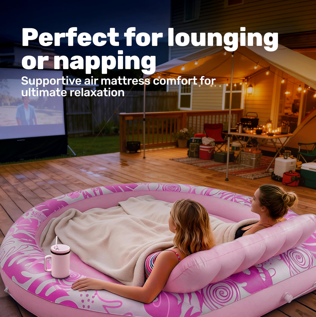 Inflatable Tanning Pool Lounger Float A27773