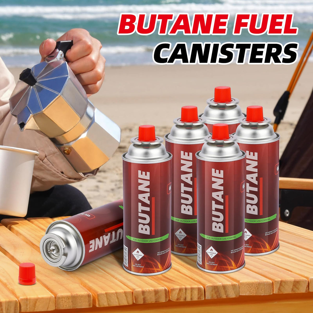 4 Pack Butane Fuel Canisters I1057