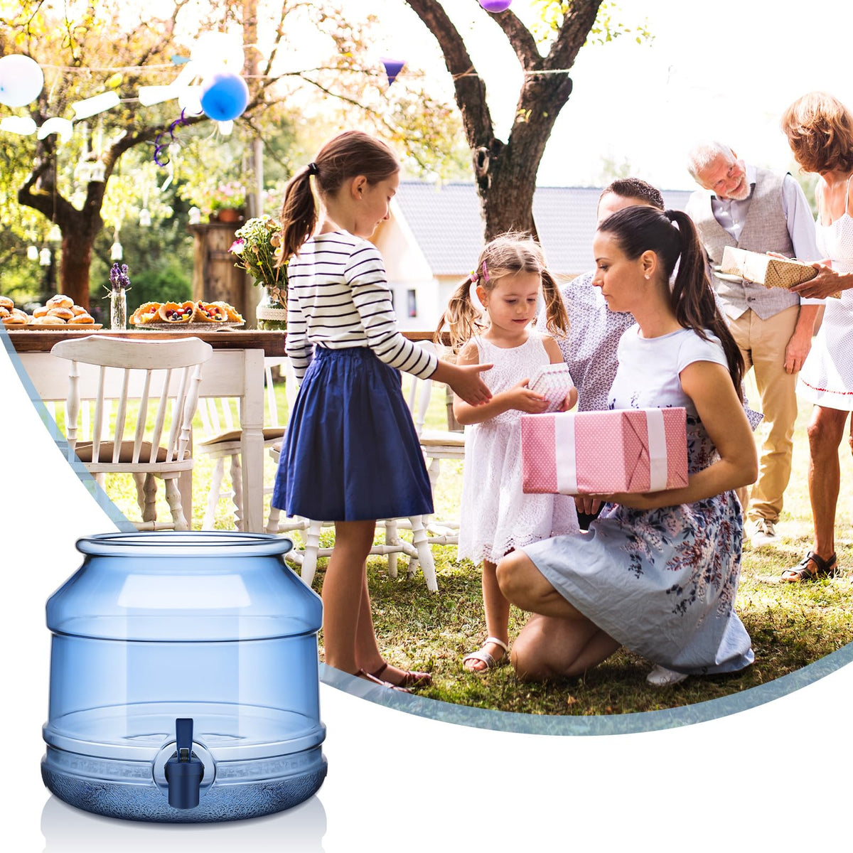 5 Gallon Water Jug Dispenser Base with Spout O394963
