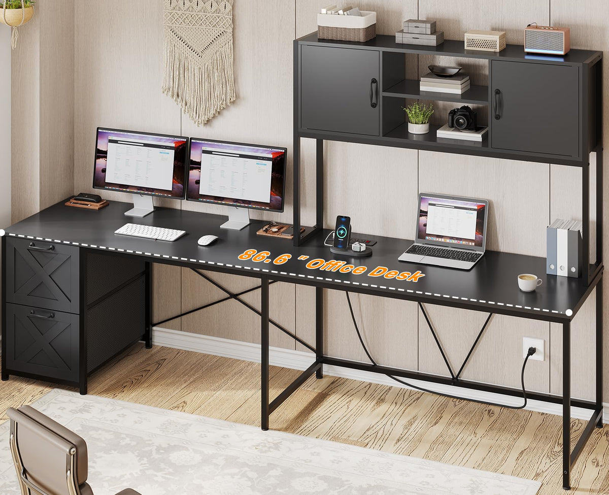 L Shaped Corner Gaming Desk with Drawers G600