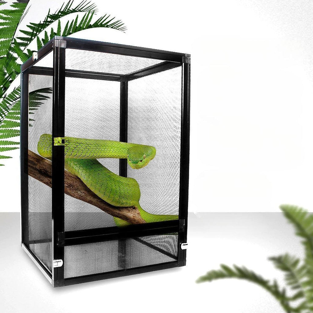 Aluminum Reptile Terrarium with Screen 45x45x80cm S269
