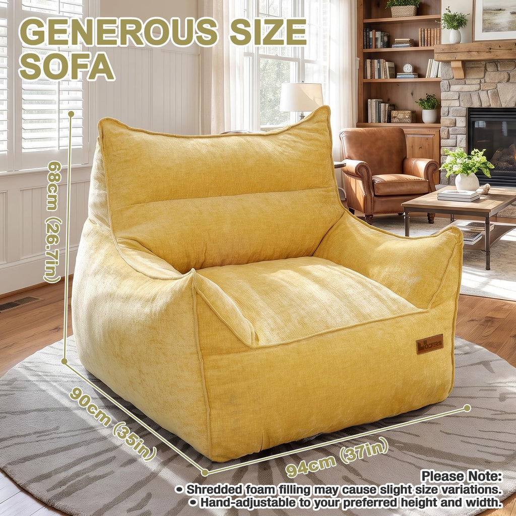 Fluffy Bean Bag Chair Z483651