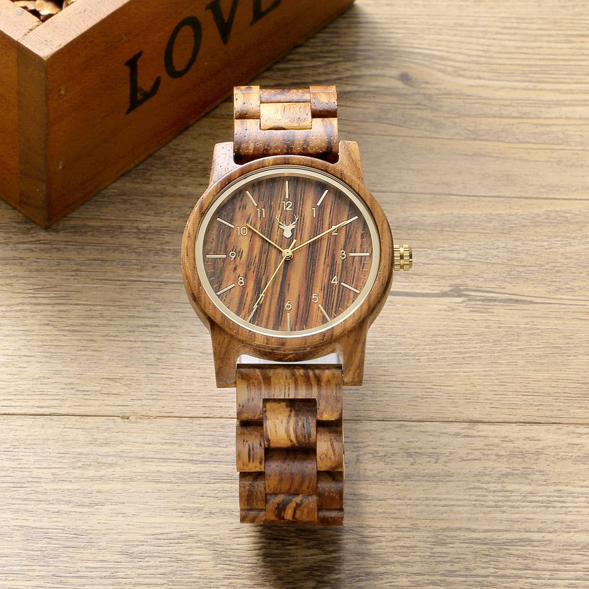 Natural Handmade Wood Watch K48673