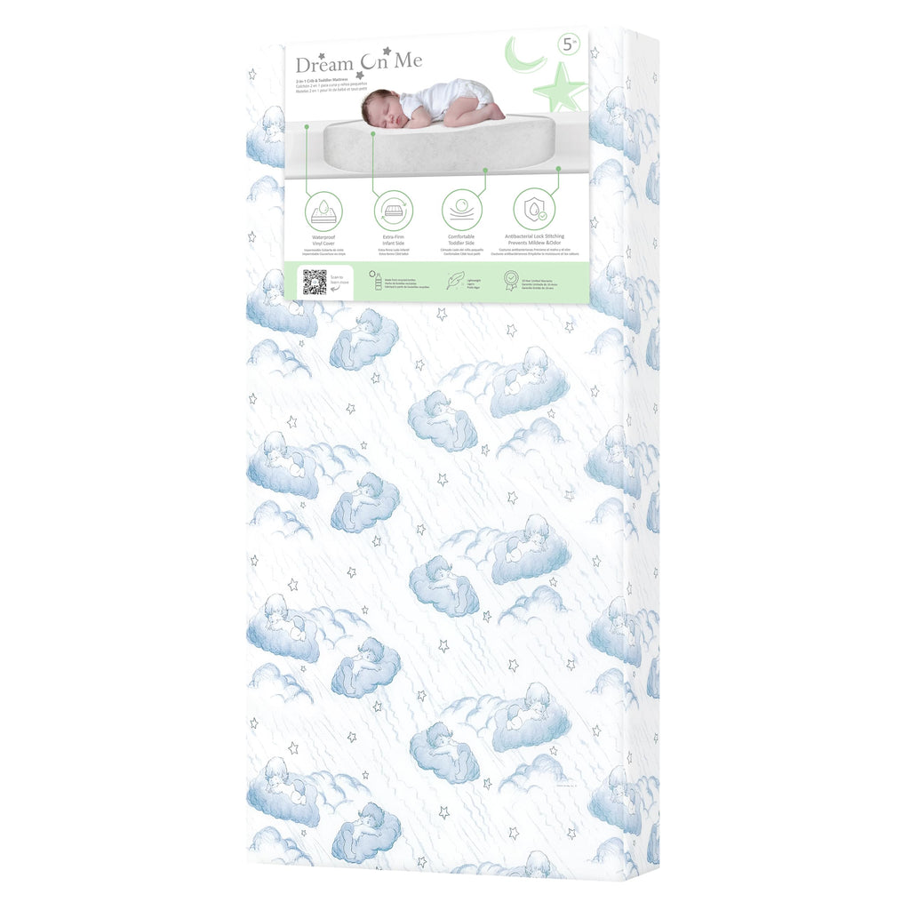 2-in-1 Baby Crib Mattress J64057