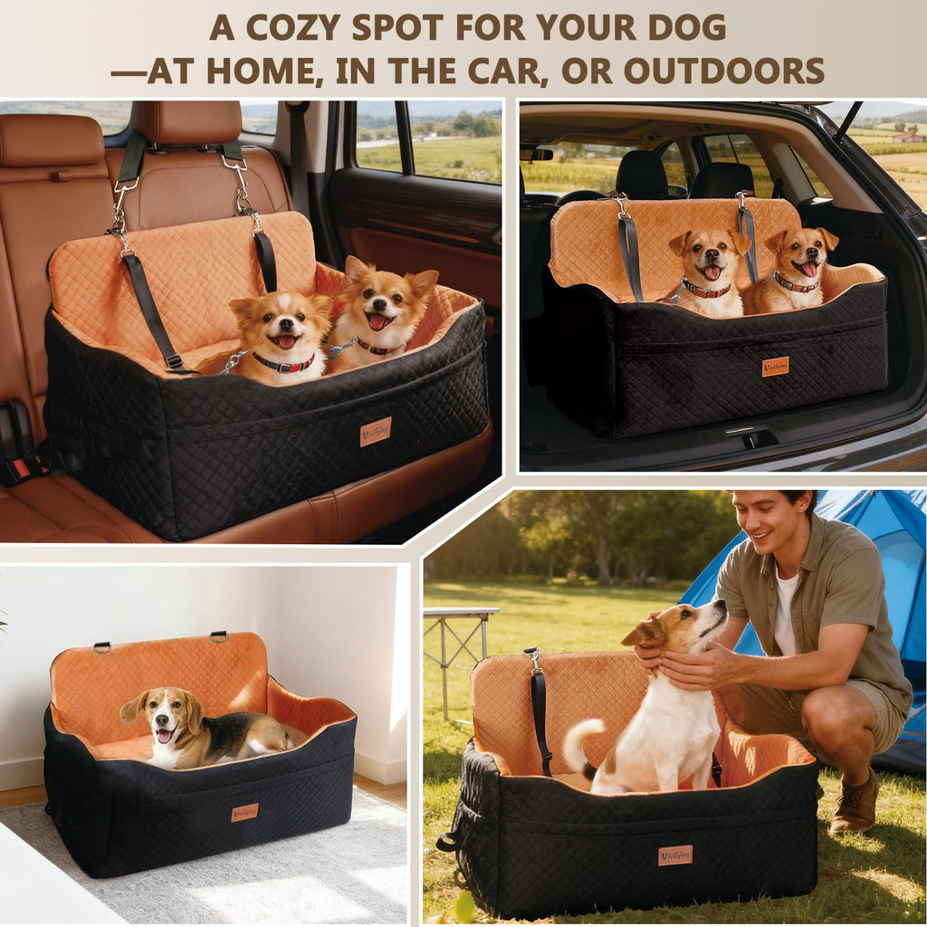 Large Dog Car Seat with 4 in Cushion T600241