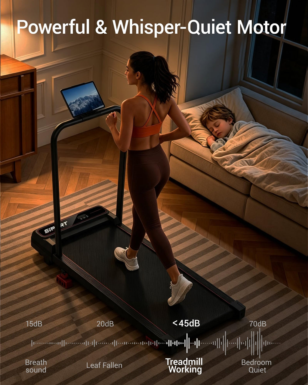Walking Pad with Vibration Plate A470