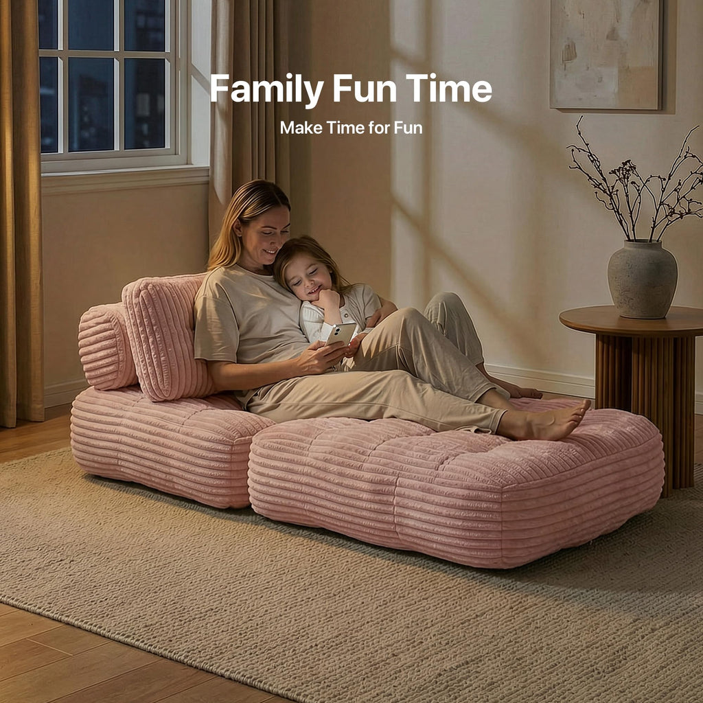 Pink Folding Sofa Bed O48991