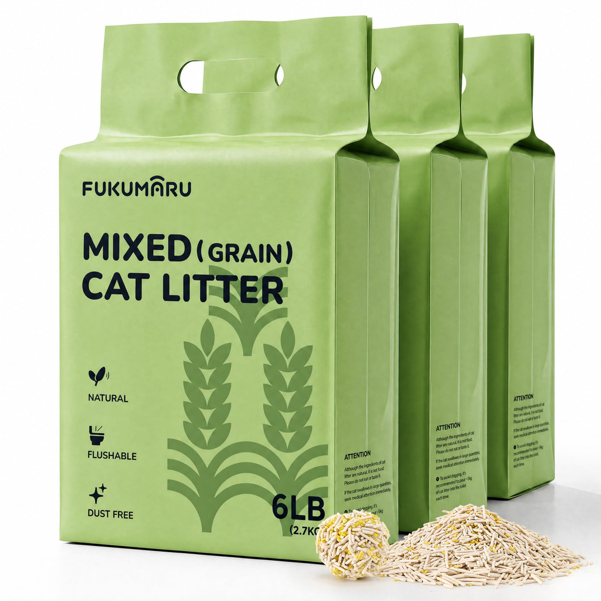 Clumping Tofu Cat Litter 18 lb O6481