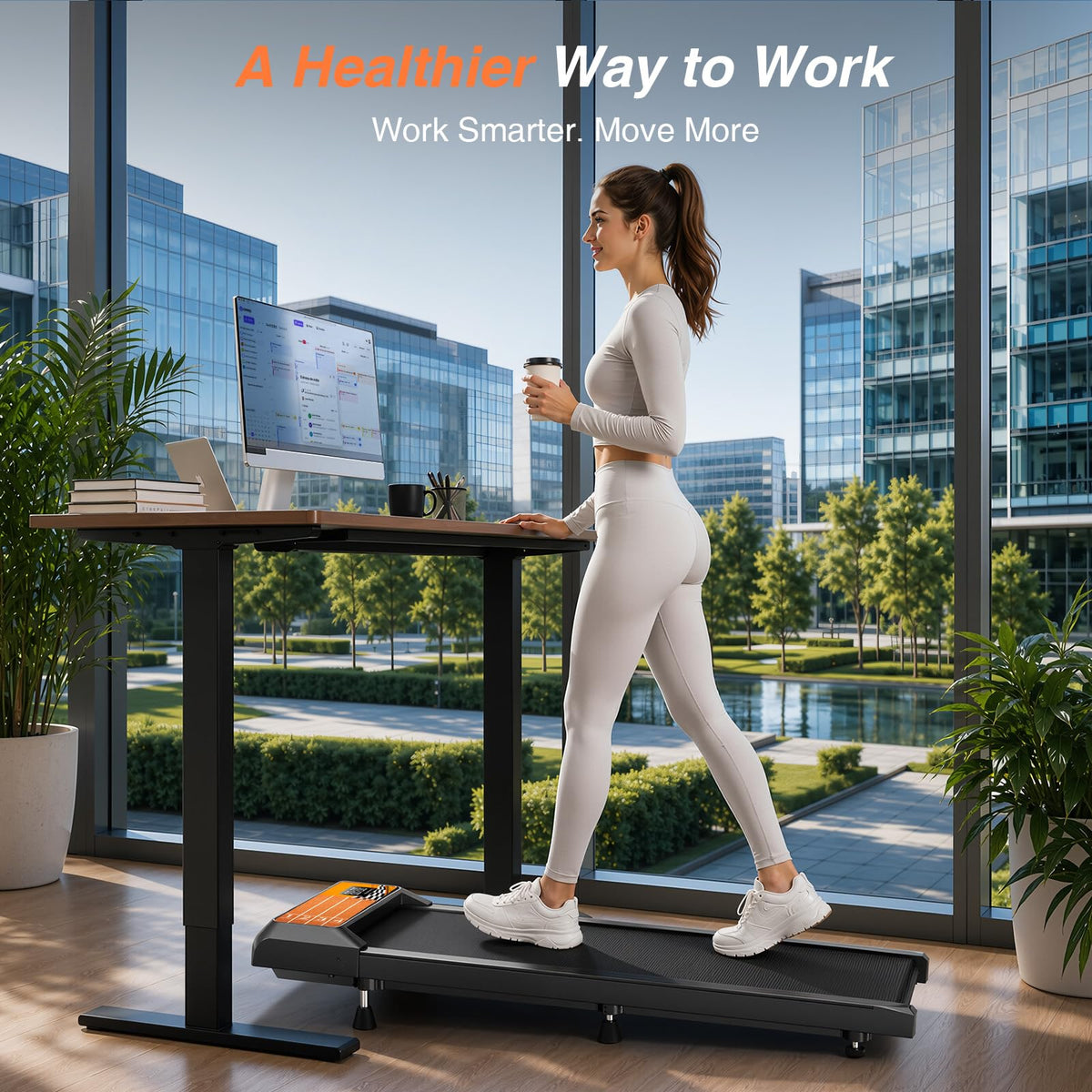 Walking Treadmill Pad with Adjustable 8% M480