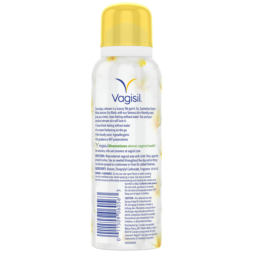 Feminine Dry Spray White Jasmine 2.6 Oz T391