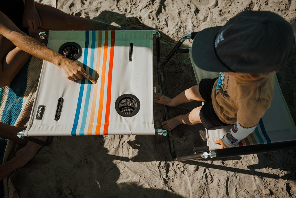 Lightweight Portable Foldable Beach Table with Cup Holder P182