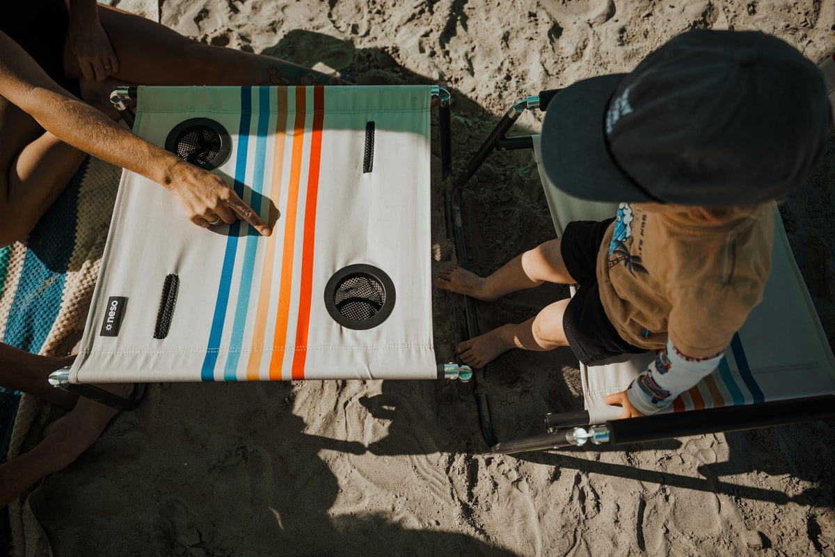 Lightweight Portable Foldable Beach Table with Cup Holder P182