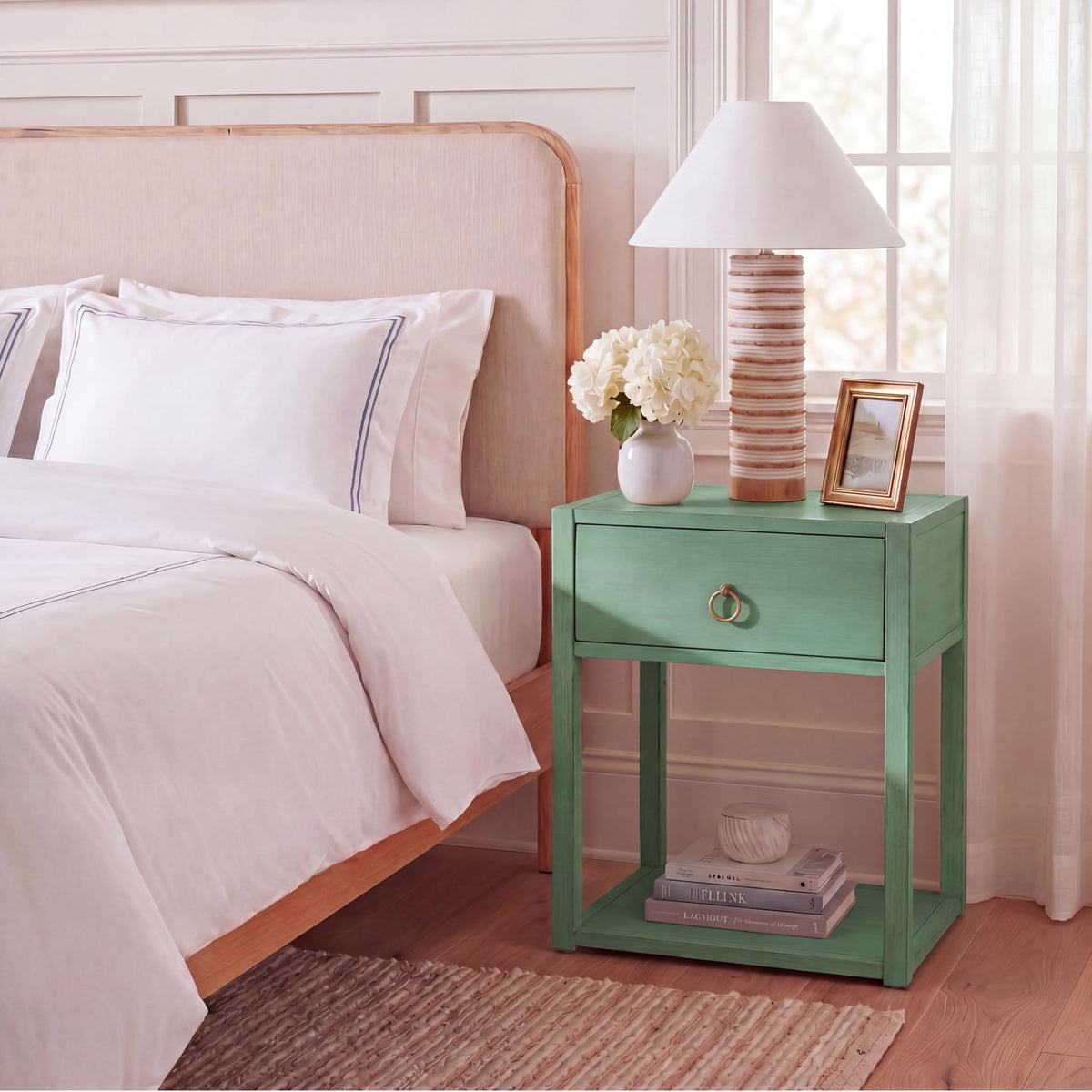 1 Drawer Wood Night Stand B956418