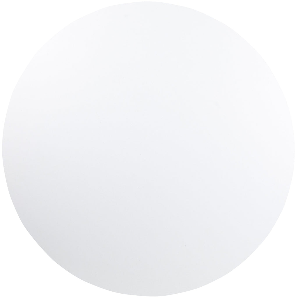 6-Foot Round Granite White Plastic Folding Table E39461