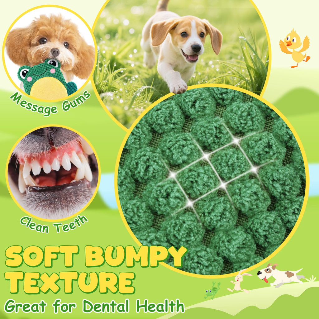 3 Pack No Stuffing Squeaky Crinkle Dog Toys L67418