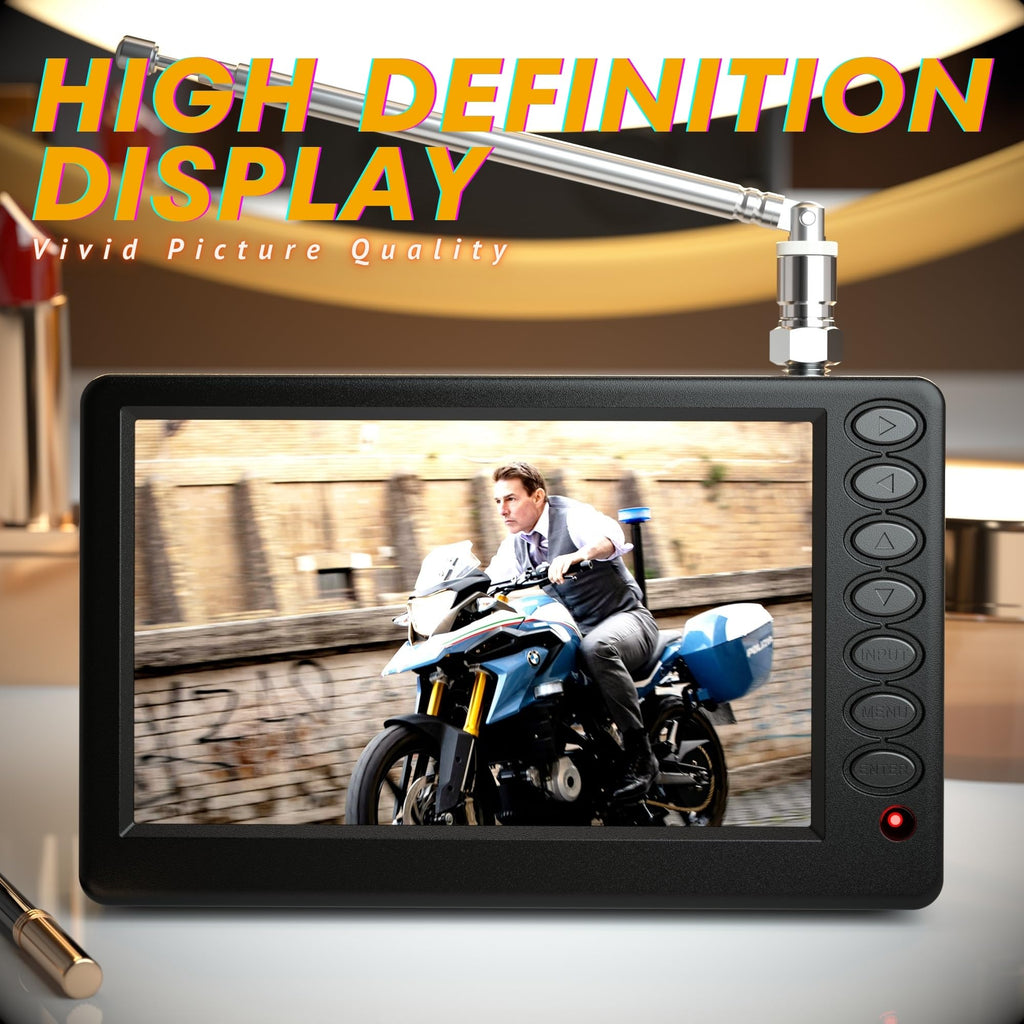 5 Inch Portable Mini TV with Remote X9329