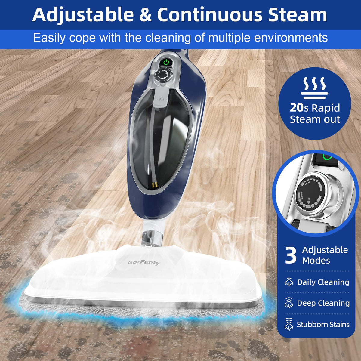 10-in-1 Steam Mop A8583