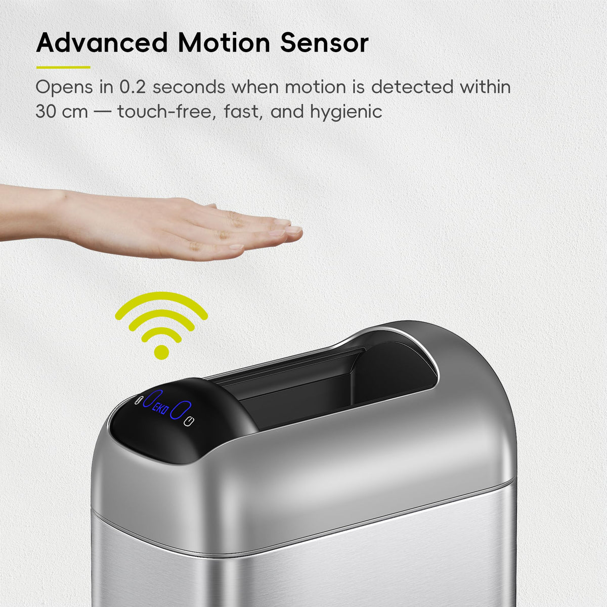 10L Stainless Steel Sensor Trash Can W561