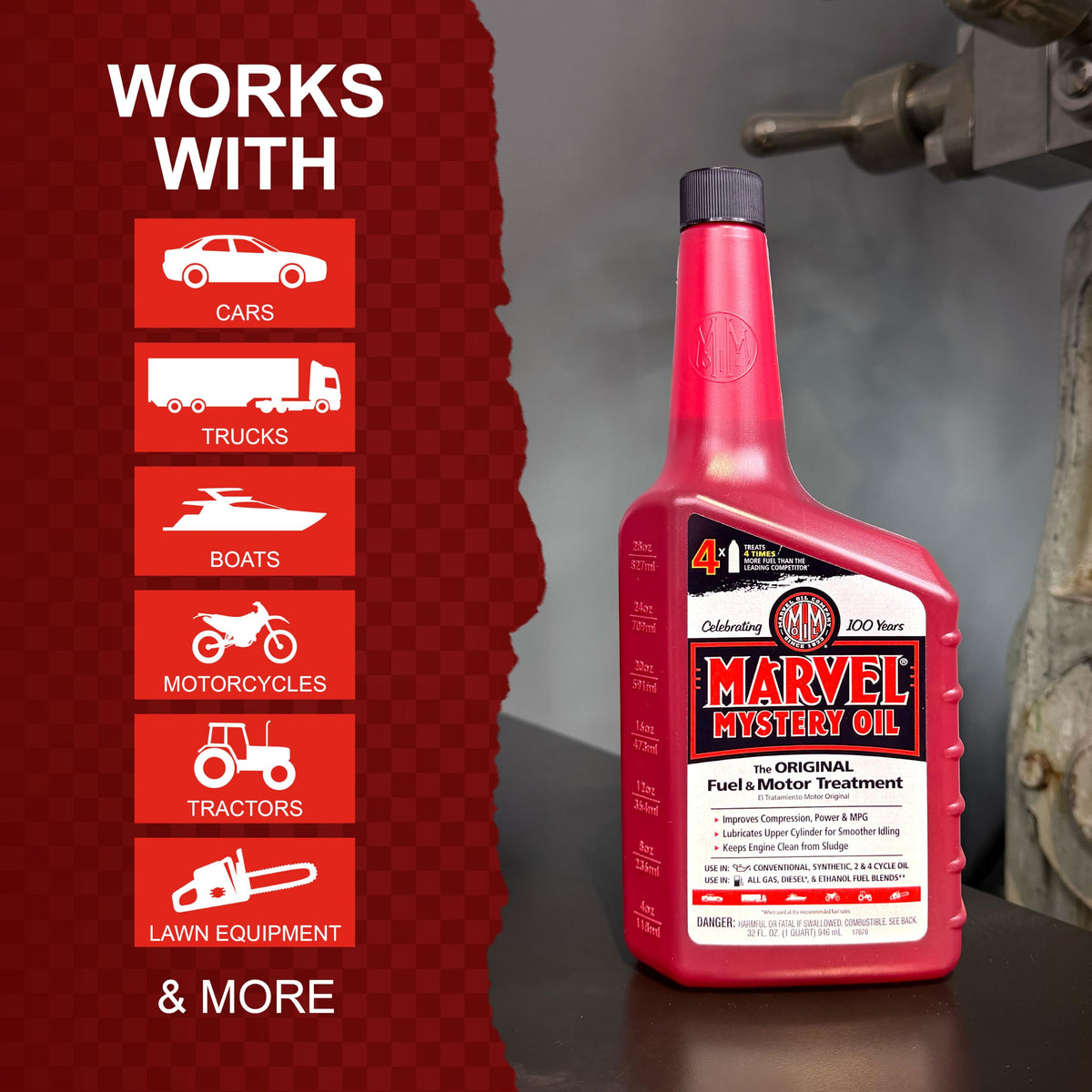 Motor Oil Treatment 16 oz Pack of 2 R194370