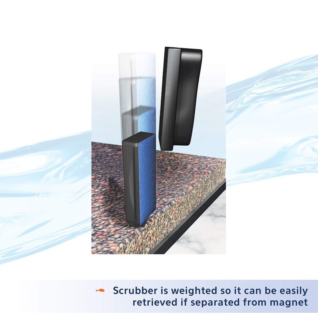 Aquarium Algae Scraper Magnetic Glass Cleaner Y551