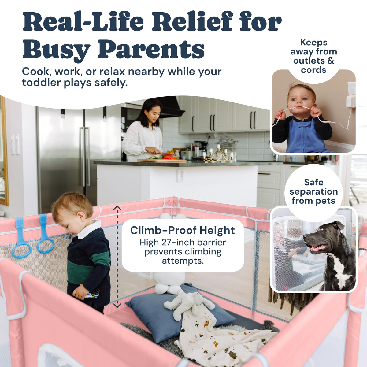Foldable Play Pen W1586