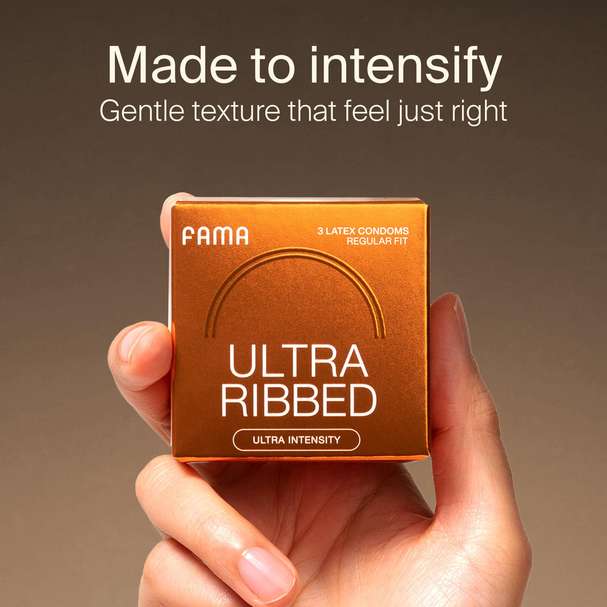 Ribbed Lubricated Natural Latex Condoms 3 Count L94686
