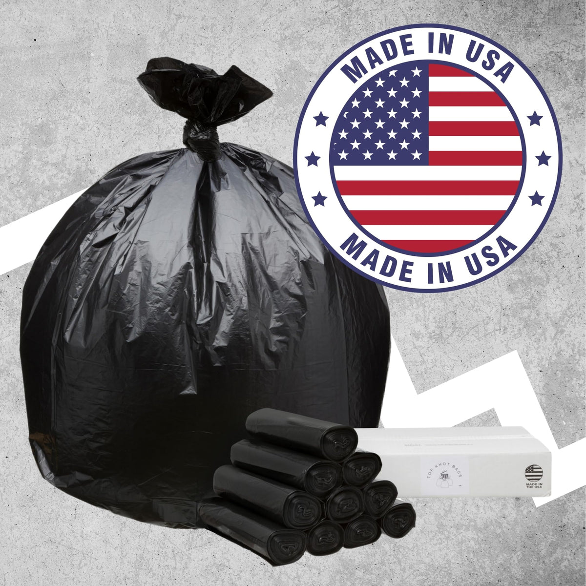 45 Gallon Black 1.5 Mil Trash Bags 100 Count F48345