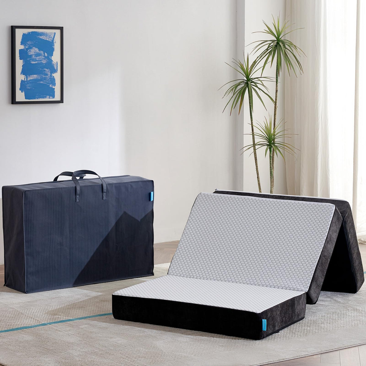 Foldable Mattress Medium Twin Size U27127