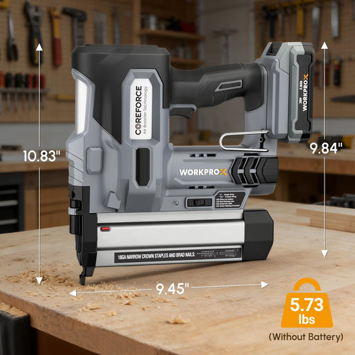 20V Cordless 18 Gauge 2-in-1 Nail & Staple Gun R12966