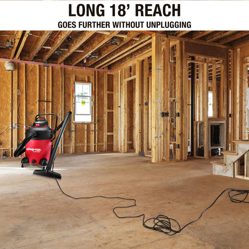 14 Gallon 6.5-Peak HP Wet/Dry Vacuum with Filter and Dust Collector A12035