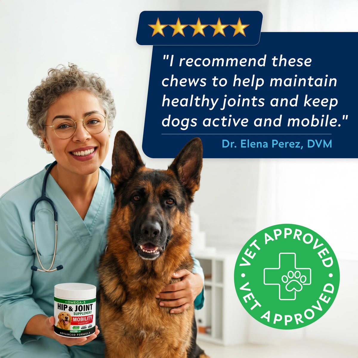 Hip Joint Supplement for Dogs C62517