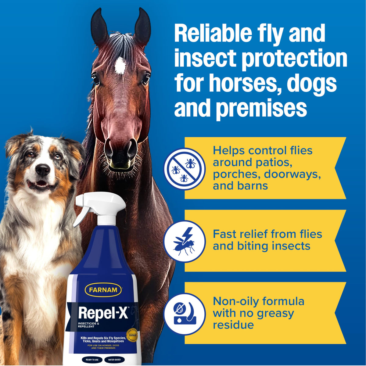 32 fl oz Fly Spray for Horses H1544