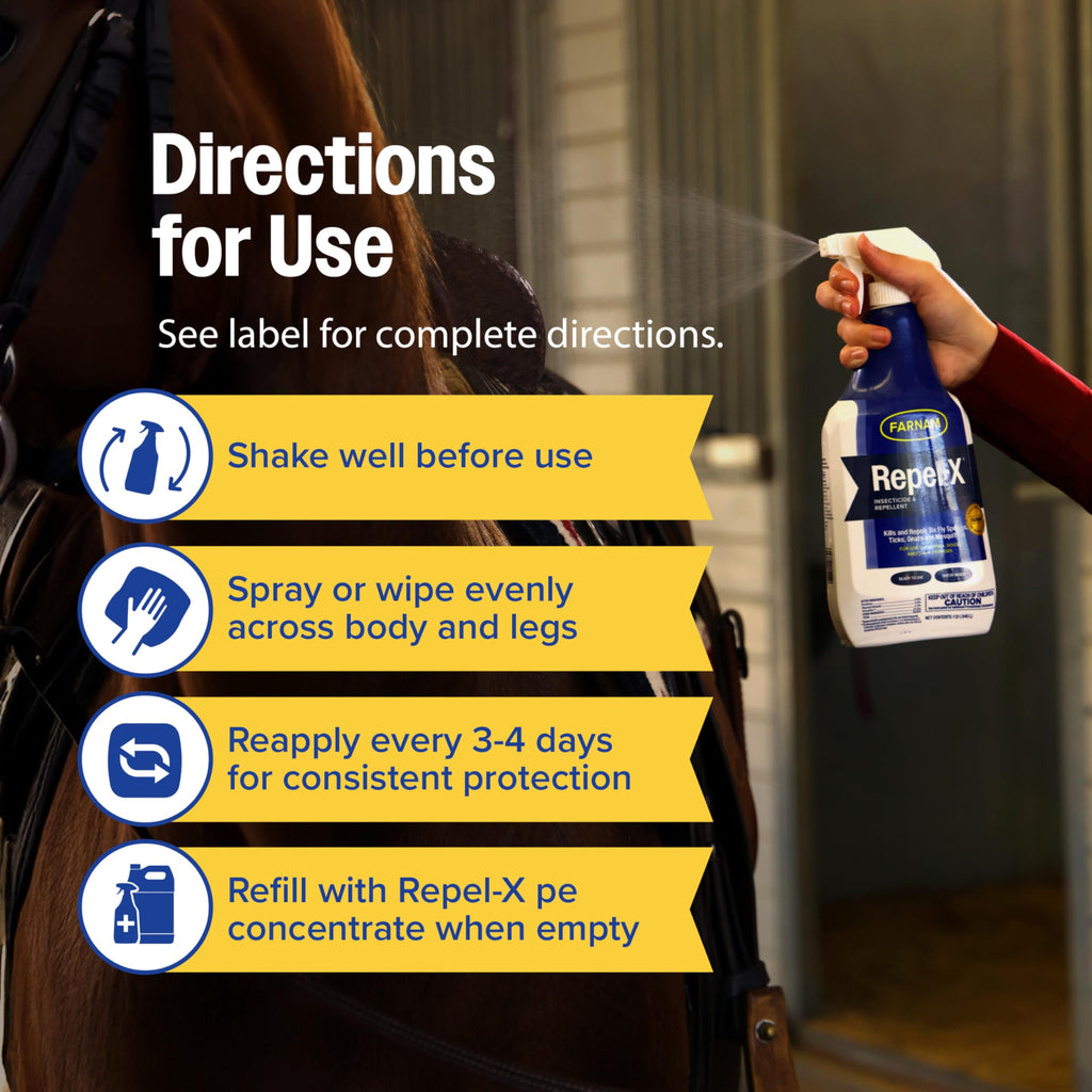 32 fl oz Fly Spray for Horses H1544