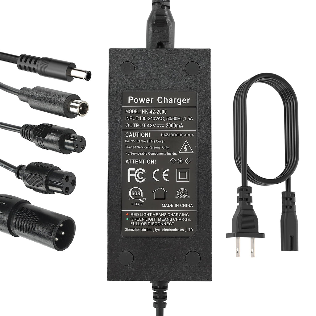 42V 2A Scooter Charger with 5 Types of Connectors X1852