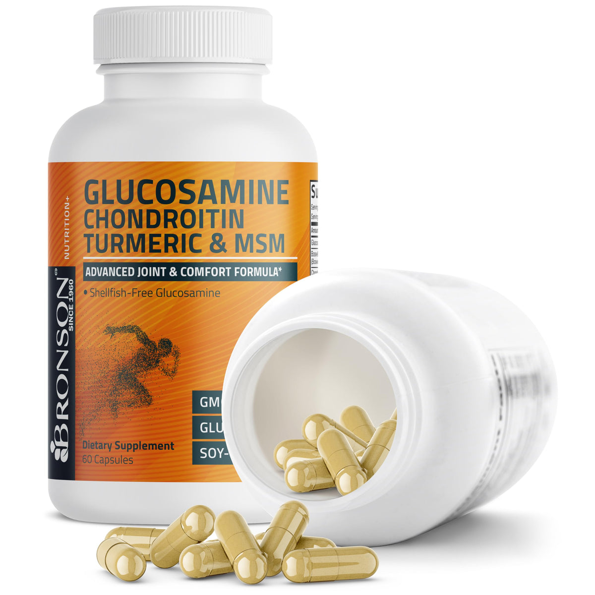 Glucosamine Chondroitin Turmeric & MSM Joint Support, 60 Capsules Y4035