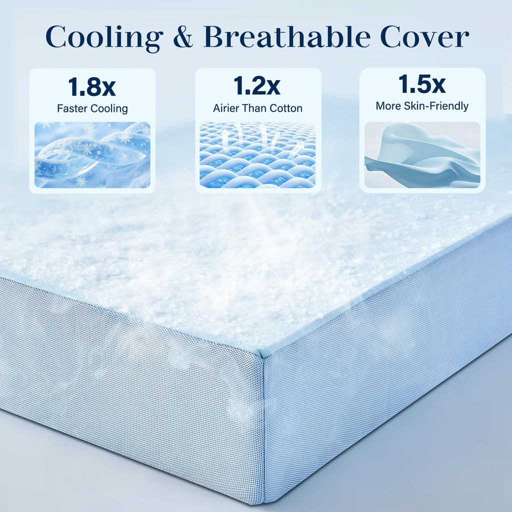 6 Inch Cooling Memory Foam Folding Mattress X39792