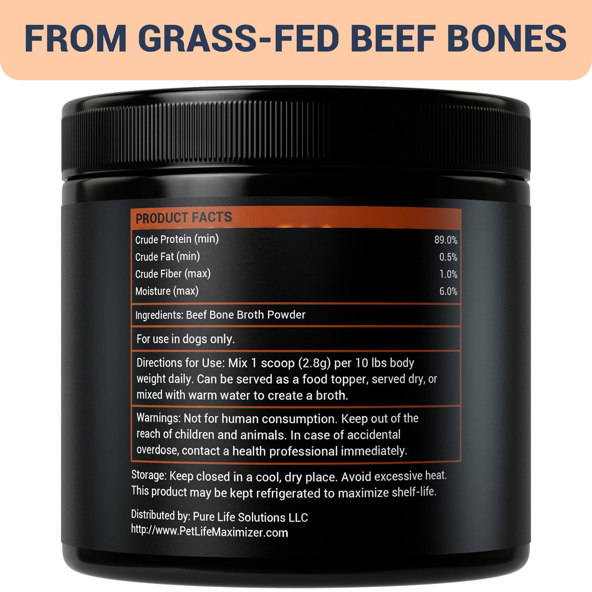 Beef Bone Broth for Dogs H462