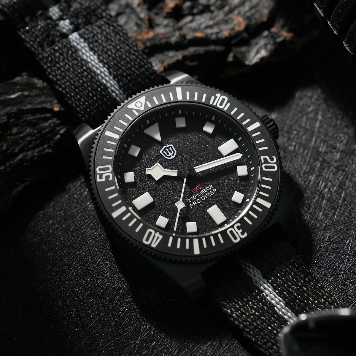 40mm Titanium Dive Watch V426