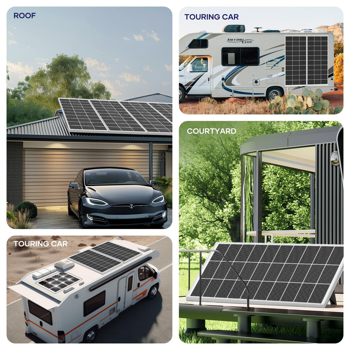 400 Watt Monocrystalline Solar Panel Kit with 30A MPPT Charge Controller L1457
