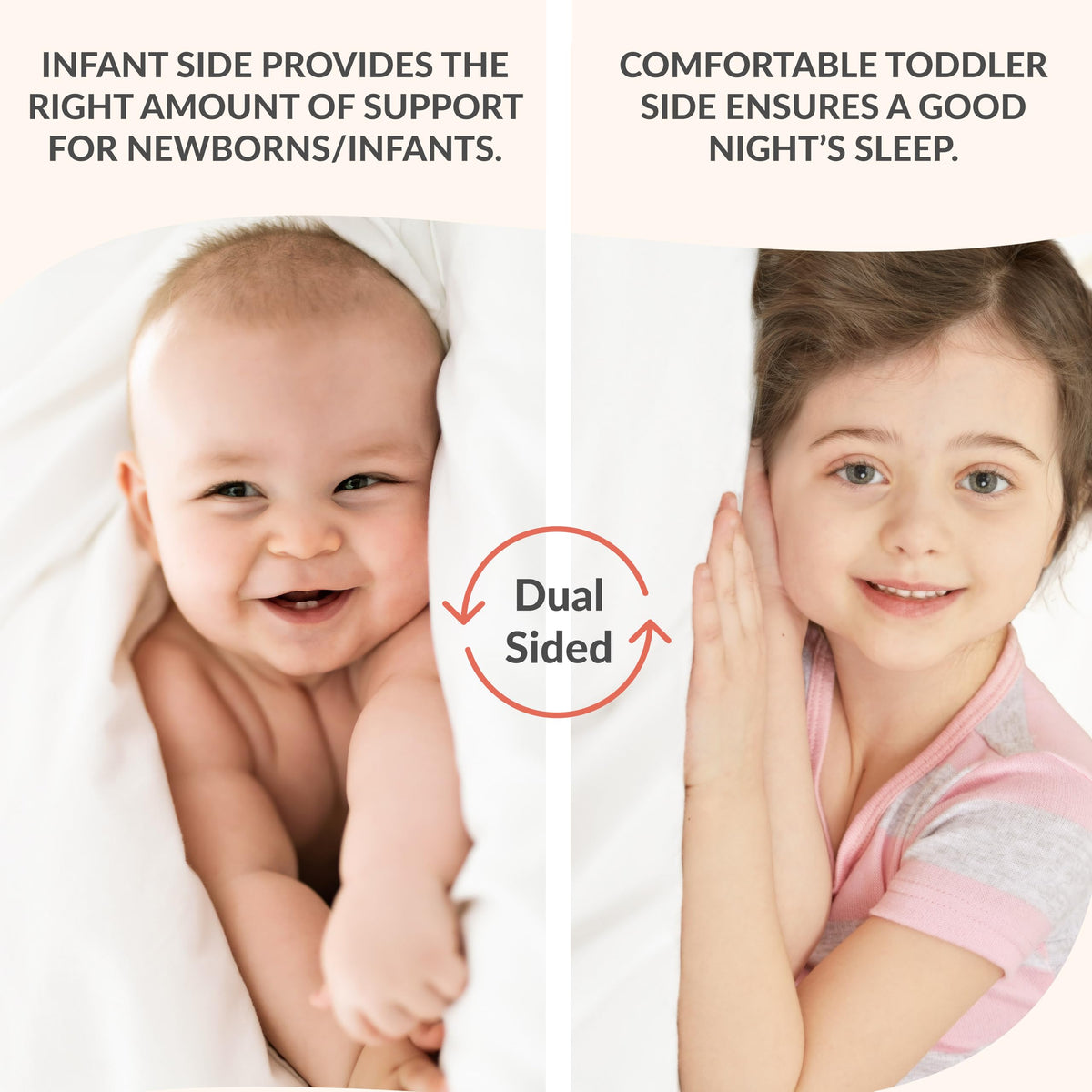 2-in-1 Baby Crib Mattress J64057