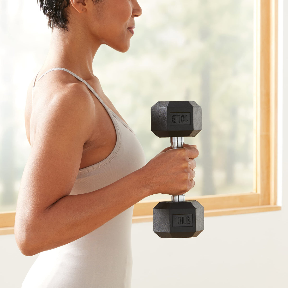 Rubber Hex Dumbbell G441481