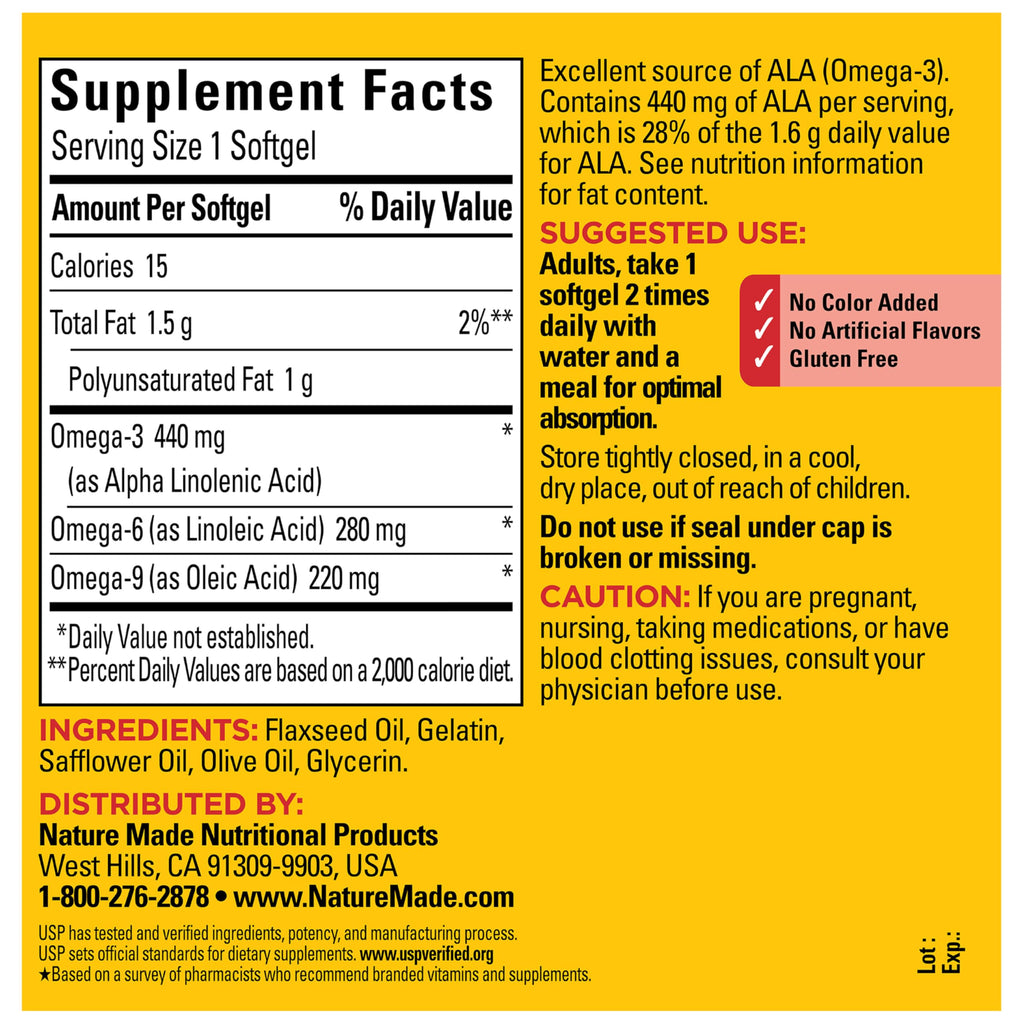 Omega 3 6 9 Supplements 150 Softgels M590726