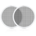 White 2PCS RV Vent Screen Roof Fan Frame Parts W404733