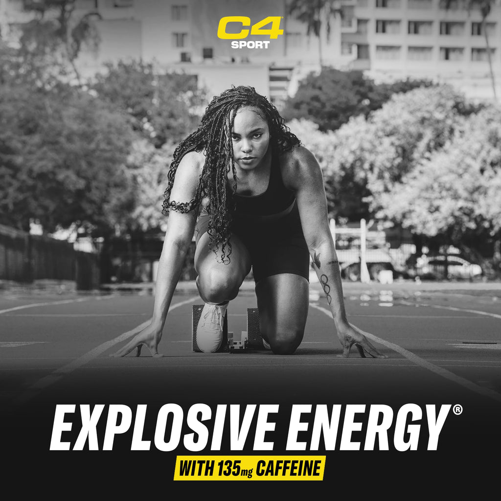 Pre Workout Powder with 135mg Caffeine, Blue Raspberry, 30 Serv T169