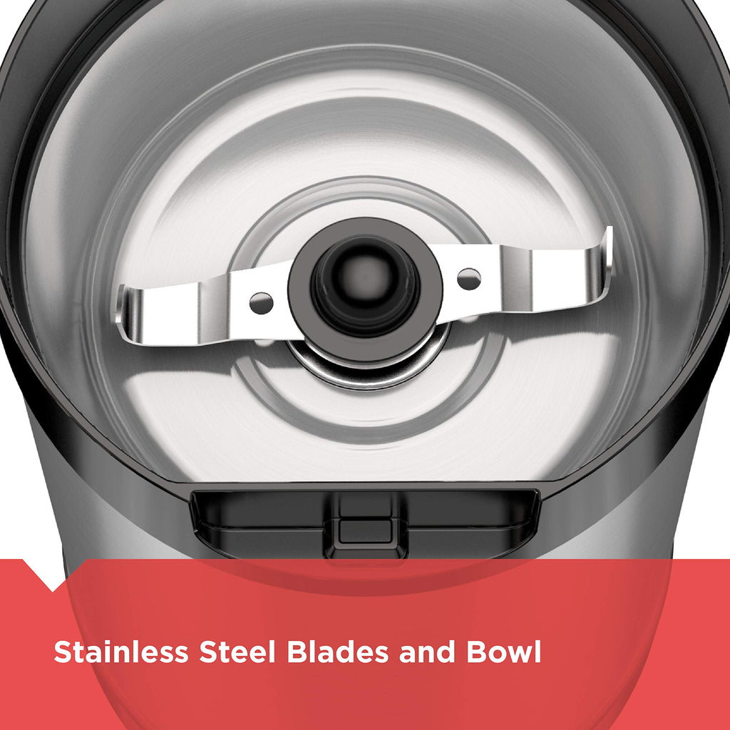 One-Touch Coffee & Spice Grinder with Stainless Steel Blades M889