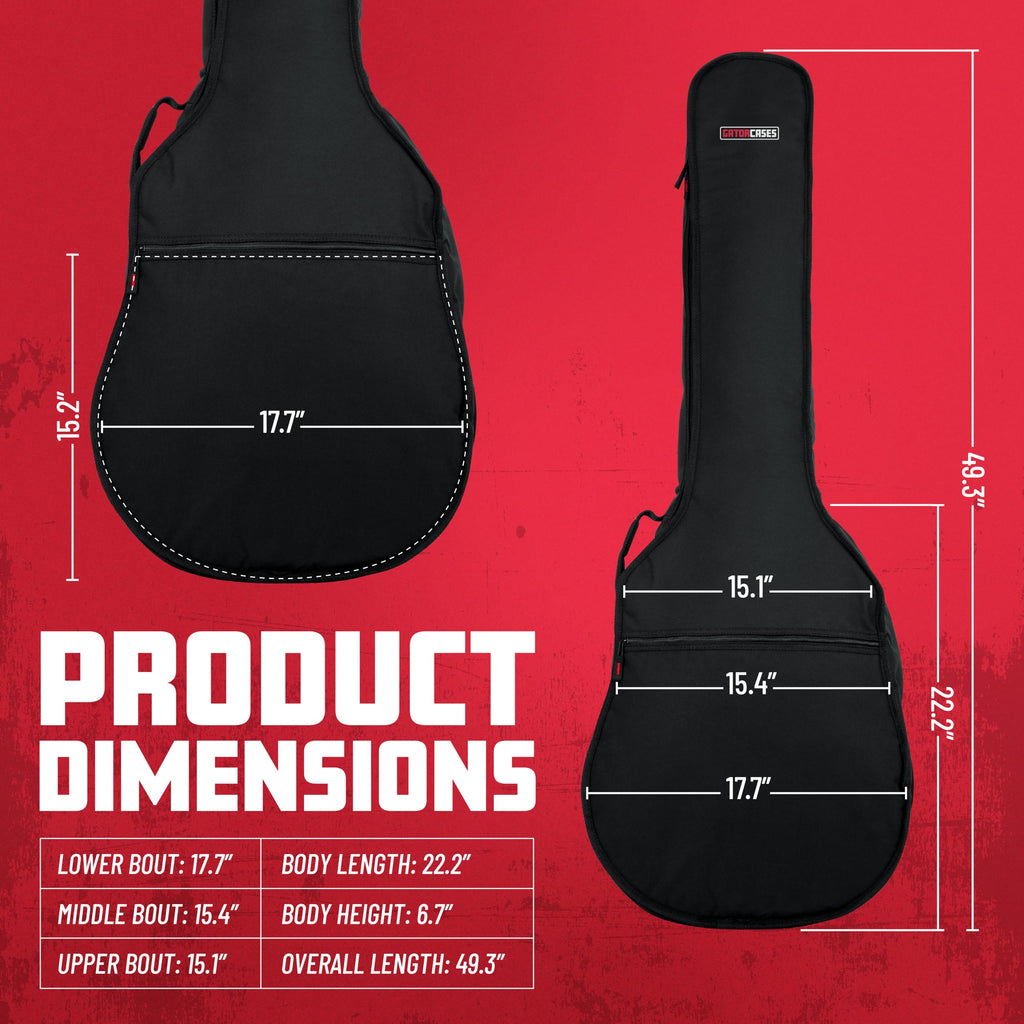 Foam Padded Acoustic Bass Guitar Gig Bag J249